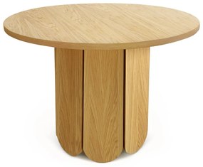 Jedálenský stôl v dubovom dekore Woodman Soft, ø 98 cm
