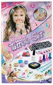 Toybit Sada tetovaní Glitter so šperkami a nálepkami 18ks