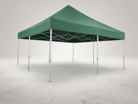 Rozkladací stan 5x5m - hliníkový hexagon profi, Zelená