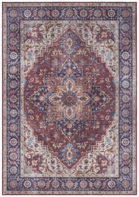 Hanse Home, Kusový koberec Asmar 104000 Plum/Red, 200x290, červená, chodba / predsieň