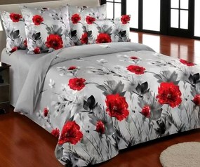 Obliečky Ruženka Bavlna 70x90 140x200 cm