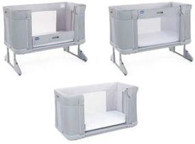 Chicco - Detská postieľka 3v1 NEXT2ME FOREVER tmavošedá