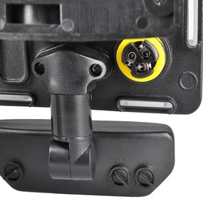 SOLIGHT LED reflektor Quick so sensorom, 10W, 850lm, 4000K, IP65, čierny