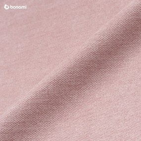 Ružová pohovka s podnožkou Bobochic Paris Luna