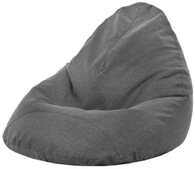 Sedací vak DROP XXL melanž čierny