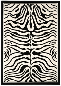 Alfa Carpets Kusový koberec Zebra black/white - 120x170 cm