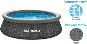 Marimex | Bazén Marimex Tampa 3,05x0,76 m bez príslušenstva - motív RATAN | 10340249