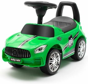 Detské odrážadlo so zvukom Baby Mix RACER zelené