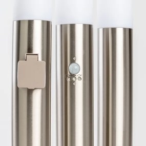 BRILAGI - LED vonkajšie svietidlo ELIA 1xE27/7W/230V 4000K IP44 100 cm chróm