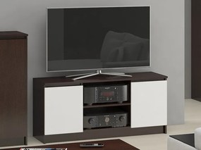 TV stolík Beron 140 cm wenge/biela