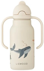 Termofľaša s úchytmi Liewood Kimmie 250ml: Sea creature Sandy