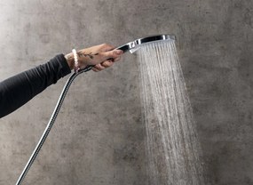 Sapho Sapho, ručná masážna sprcha, 3 režimy, silikon trysky, priemer 120mm, ABS, zlatá matná, SK879GBL