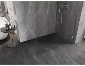 Mexen, Mexen Lunar L sprchová stena pravá 60 x 200 cm, priehľadná 8 mm, chróm - 830L-060-000-01-00-P