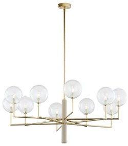 Jupiter 1976 - Luster na tyči FEME 10xG9/10W/230V zlatá