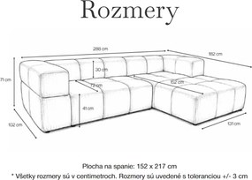 Moderná rohová sedačka ECE