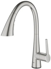 Drezová batéria Grohe Zedra Touch so senzorom supersteel 30219DC2