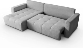 ROHOVÁ SEDAČKA SHARLOTTE 261 x 143 cm SIVÁ