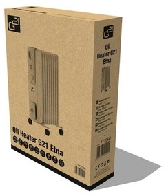 G21 Etna olejový radiátor, 9 rebier, 2000 W, biely