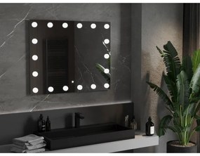 Mexen Dona, LED kúpeľňové zrkadlo s podsvietením 100 x 80 cm, 6000K, ochrana proti zahmlievaniu, 9818-100-080-611-00