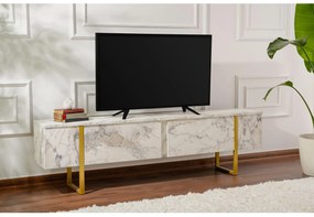 TV skrinka Seronitta (Mramor + zlatá). Vlastná spoľahlivá doprava až k Vám domov. 1107315