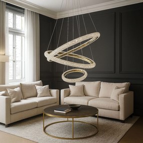 Toolight Toolight, LED stropné osvetlenie, 45W, 3000K, LHJ042-CP3, zlatá, OSW-60025