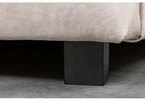 Posteľ 43106 160x200cm Zamat Champagne  - Komfort-nábytok