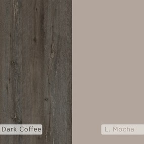 Předsíňová stěna HOLDON tmavá káva/mocca
