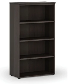 Kancelársky regál PRIMO WOOD, 800 x 420 x 1434 mm, wenge