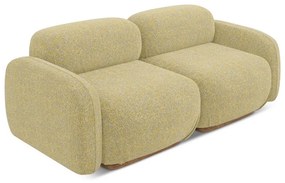 Žltá pohovka 190 cm Ailani – Makamii