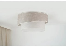 Brilagi - Stropné svietidlo DOVER SHINE 1xE27/15W/230V pr. 50 cm šedá/krémová