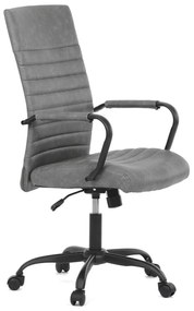 Autronic -  Kancelárska stolička KA-V306 GREY šedá ekokoža