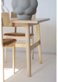 Jedálenský stôl v dekore duba v prírodnej farbe 100x220 cm Plainfield – Rowico