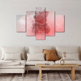 Obraz červeného dymu (150x105 cm)