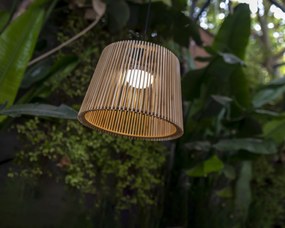 Bezdrôtová závesná lampa Okinawa – prírodná