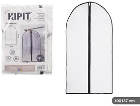 Arte Regal Látkový ochranný obal na oblečenie, biely WHITE KIPIT, 60 x 137 cm