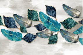 Obraz - Ilustrácie peria (90x60 cm)