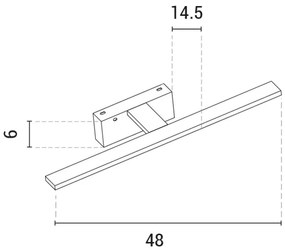 LED Osvetlenie zrkadla LED/10W/230V 3000K lesklý chróm