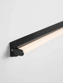 LED čierne nástenné svietidlo Endo 60