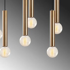 Luster TEMPO na lane 7xE27/40W/230V, zlatý