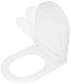 Gamma Sewilla D4, WC sedadlo 420x345mm, SoftClose, biela lesklá, GMA-D4