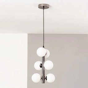 Brilagi - LED Luster na lanku MILLA 6xG9/3W/230V lesklý chróm/biela