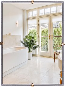 Tutumi Rea, LED zrkadlo 60x80 cm, BL808, HOM-06914