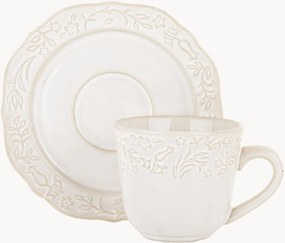 Porcelánové šálky na espresso's podšálkami Art-Pol, 4 ks