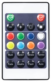 Vonkajšie svetelné reťazce 10m vrátane LED 10 svetiel RGBW solárne - Russell