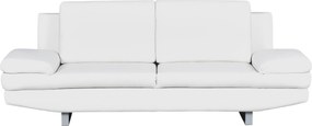 XXXLutz TROJMIESTNA POHOVKA, textil, biela MID.YOU - Sedačky - 001628000401