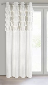 ZATEMŇOVACÍ ZÁVES NA KRÚŽKOCH AURA 140X250 CM BIELA