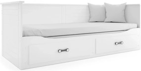 Rozkladacia posteľ HERMES biela 80x200 cm