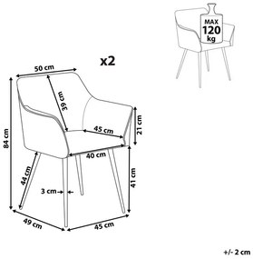 Set 2 ks jedálenských stoličiek Jasminka (béžová). Vlastná spoľahlivá doprava až k Vám domov. 1080536