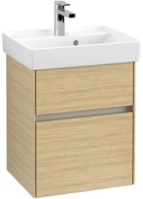 VILLEROY &amp; BOCH Collaro závesná skrinka pod umývadielko, 2 zásuvky, s LED osvetlením, 460 x 374 x 546 mm, Nordic Oak, C006B0VJ