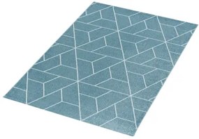 Koberce Breno Kusový koberec EFOR 3715 Blue, modrá, viacfarebná,120 x 170 cm